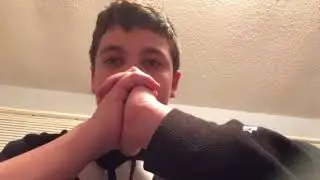 MY SIS BROKE MY FOOT ON CAM!!