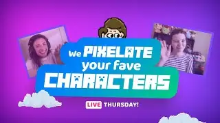 🔴LIVE Pixel Character Draw 🖍💭🤩