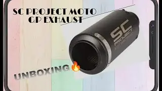 MOTO GP Sc project exhaust Unboxing.🔥 FOR SPORTS BIKE🏍️