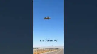 F35 FLYING IN FRONT OF US BEFORE LANDING #f35lightning #fighterjets #shorts