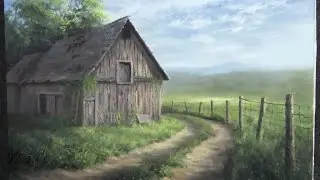 Barn by the Road | Paint with Kevin Hill | landscape in Oils