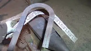 HOW TO MAKE RAILING TURNS FOR METAL STAIRS