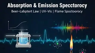 Absorption & Emission Spectroscopy Explained 🔬 | Beer–Lambert Law, UV-Vis & Flame Spectroscopy