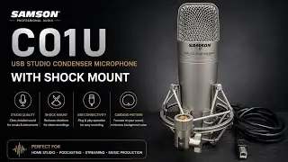 Master Your Audio Quality with the Samson C01U USB Studio Condenser Microphone || samson co1u