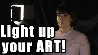 Light Your Art the RIGHT Way with Colorview Lux Artist Studio Lights