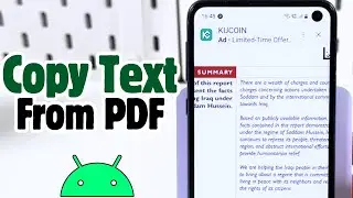 How to Extract and Copy Text from a PDF on Android Using Fast Scanner