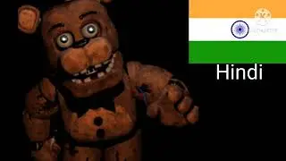 withered Freddy sing fnaf song diferentes lenguajes