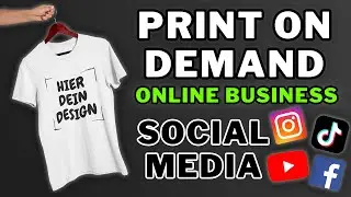Print on Demand Online Business aufbauen - Social Media Kanäle