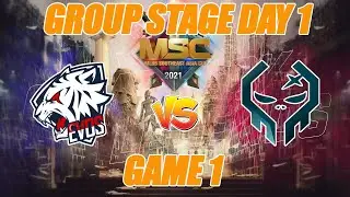 EVOS SG vs Execration GAME 1 | MSC Group Stage Phase 1 - Day 1 | MLBB Southeast Asia Cup 2021