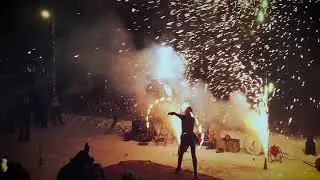 Дроник и огоньки