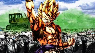 THIS NEW LF SSJ GOGETA IS TRASH SO I USED THE BETTER ONE IN DRAGONBALL LEGENDS