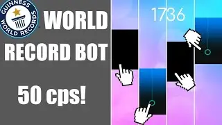 I made a world record piano tiles bot