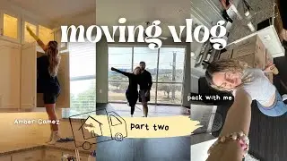 MOVING VLOG PT2 | pack with me, moving dayyy