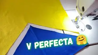 PORQUE NOS FALLA 😠😡🤬 al coser una V perfecta - Costura en Casa
