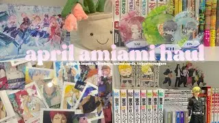 april amiami anime merch haul (genshin impact, blue lock, anime cards, tokyo revengers)