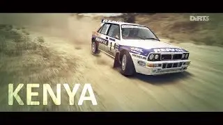 Lancia Delta HF Integrale Rally - Kenya - Cinematic - DIRT 3