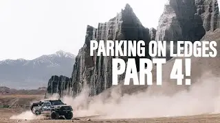 Pushing our Tacomas to the limit! | Parking on Ledges Part 4