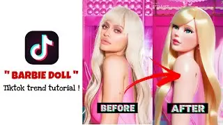 How to do barbie trend on tiktok I New baribe trend tutorial | Barbie tiktok trend |  New trend