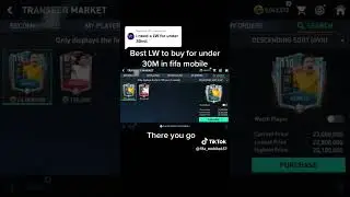 Best Lw o buy under 30 million FIFA mobile #shorts