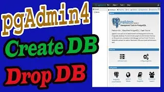 PostgreSql Create & Drop database Part-02 | How To Connect Server? | Using Sql Query