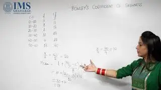 BOWLEY'S COFFICIENT OF SKEWNESS