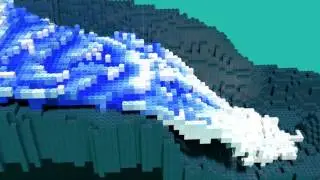 PIC/FLIP Fluid Simulation - Unused LEGO River Clip