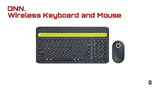 ONN Wireless Keyboard and Mouse REVOLUTIONARY Combo for Productivity