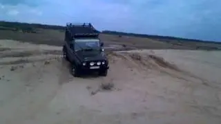 УАЗ на песке