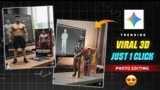 Trending Instagram Viral Figurine 3D Ai Photo Editing | Google Gemini Viral Photo Editing