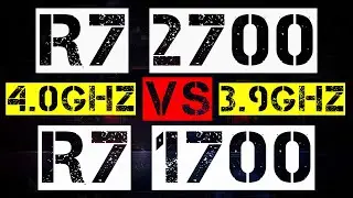 RYZEN 7 2700 VS RYZEN 7 PRO 1700