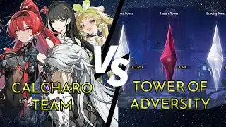 Wuthering Waves | Calcharo Team vs Tower of Adversity |  End game
