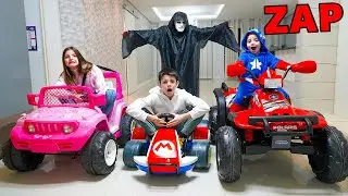 O ZAP - INVADIU A CORRIDA DE MINI CARROS DAS CRIANÇAS - Parte 76