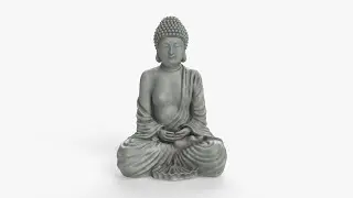 Meditation Buddha Statue 3D model