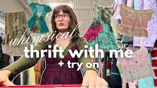 THRIFT MY WHIMSICAL PINTEREST BOARD + try on haul (y2k, fairy, vintage, chic)