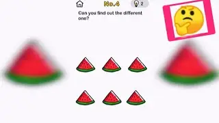 can you find out the different one (brain out1to9)can you solve this question brain out 