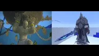 Самые классные и большие постройки майнкрафт ! Следует посмотреть !