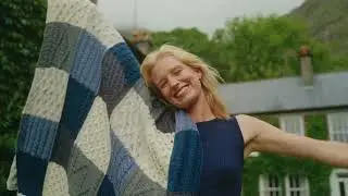 Killala Aran Intarsia Blanket 854