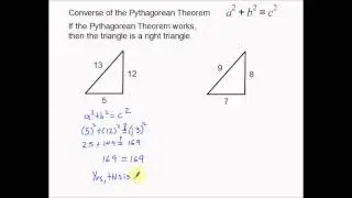 Converse of the Pythagorean Theorem