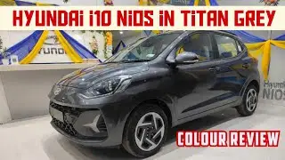 New i10 Nios Titan Grey Colour ||2025 ||#i10nios #hyundaii10nios #automobile