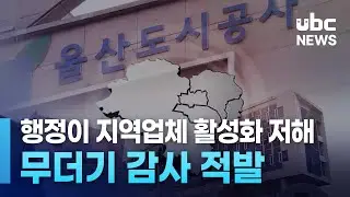 행정이 지역업체 활성화 저해  무더기 감사 적발 240906