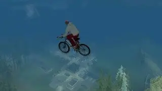 GTA San Andreas - Путешествие на велосипеде к горе Чилиад