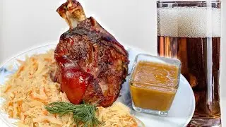 Recipe for CRISPY CRUSTED KNUCKLE | CZECH STYLE KNUCKLE IN BEER | PORK KNEE