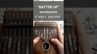Batter Up - BABYMONSTER ||| Ellin Kalimba cover with tabs#batterup #babymonster #kalimba