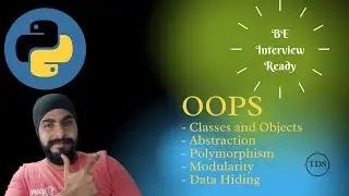 #25 Object Oriented Programming | OOPS Python | Python Tutorials for Beginners in Hindi