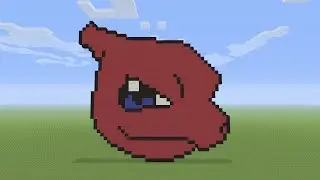 Minecraft Pixel Art - Charmeleon Pokemon Head