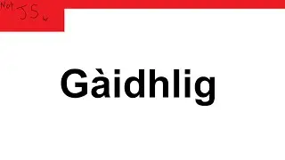 Gaelic Alphabet Song