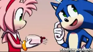 UN PASTEL PARA AMY ROSE 🌹 // COMIC  SONAMY // FANDUB SPANISH //