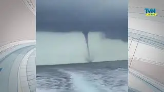 Trombas marinas generaron pánico en las Islas del Rosario, en Cartagena
