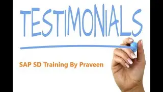 SAP SD Training By Praveen | Few Testimonials of 2022.