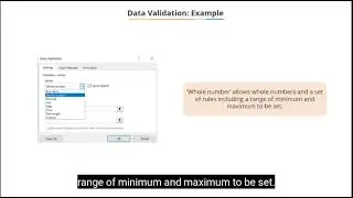 Part 2.5- Data validation in excel